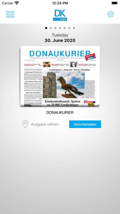 DK ePaper - Donaukurier Bildschirmfoto