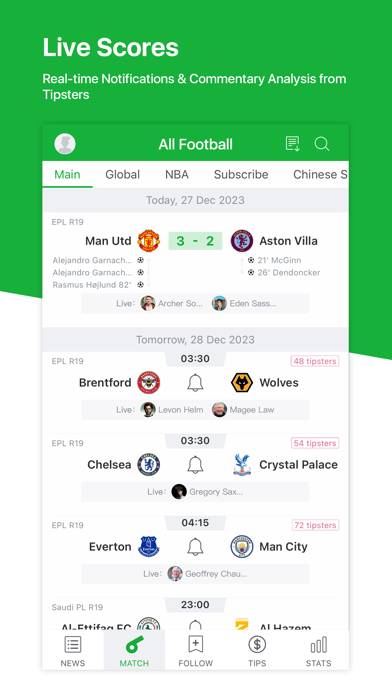 All Football App skärmdump #2