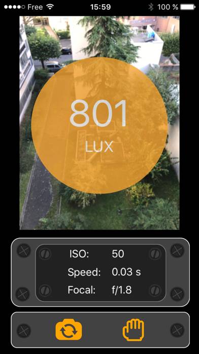 LUX Light Meter Schermata dell'app #1