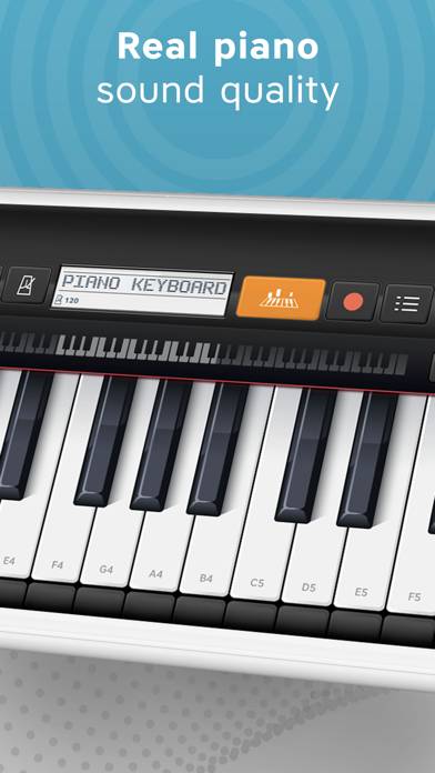 Piano Keyboard App: Play Songs Captura de pantalla de la aplicación #2