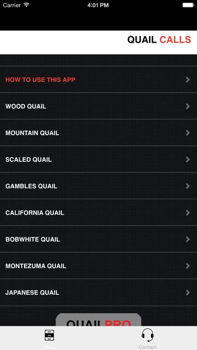 REAL Quail Sounds and Quail Hunting Calls App screenshot #2