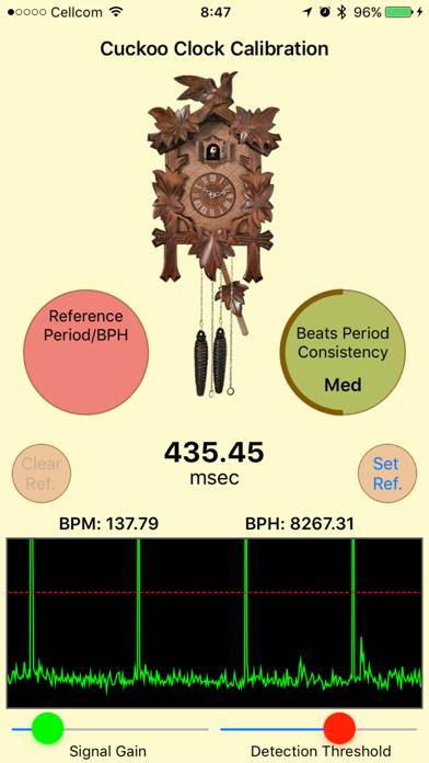 Cuckoo Clock Calibration Schermata dell'app #3