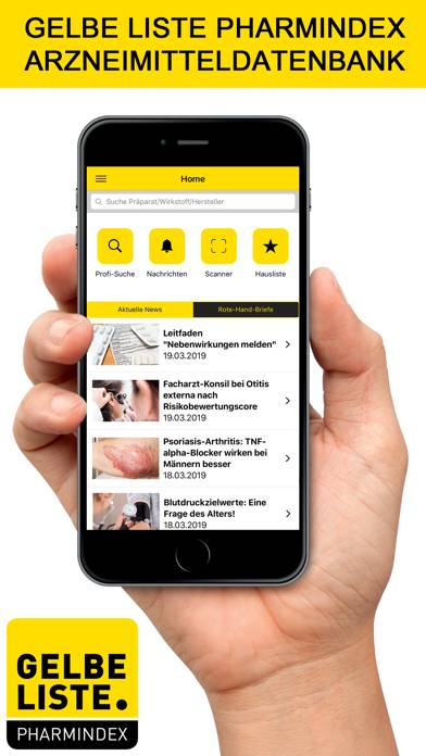 Gelbe Liste Pharmindex App App-Screenshot #1