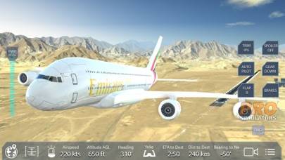 Pro Flight Simulator Dubai 4K Captura de pantalla de la aplicación #1