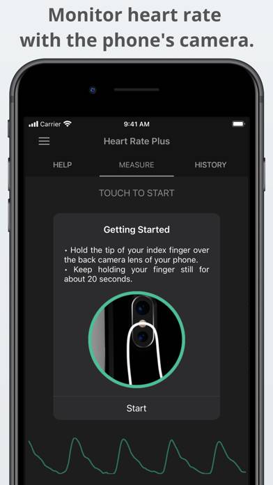 Heart Rate Plus Monitor PRO App screenshot #1
