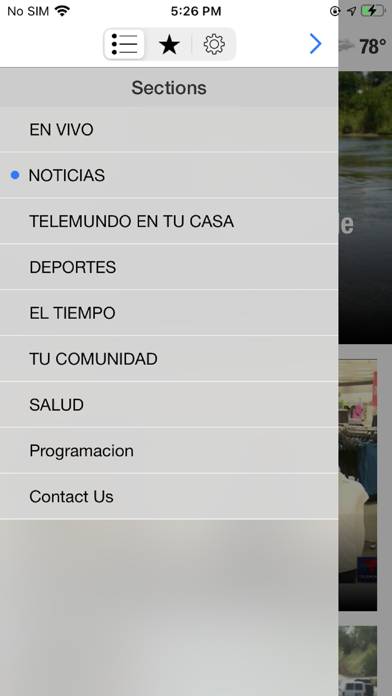 Telemundo Laredo Captura de pantalla de la aplicación #4