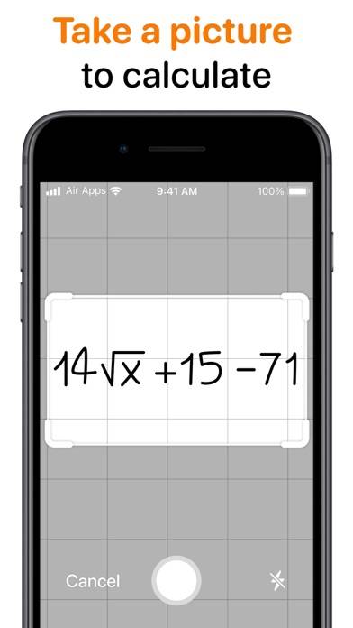 Calculator Air: AI Math Solver App screenshot