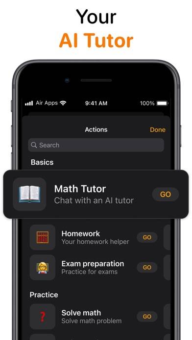 Calculator Air: AI Math Solver App screenshot