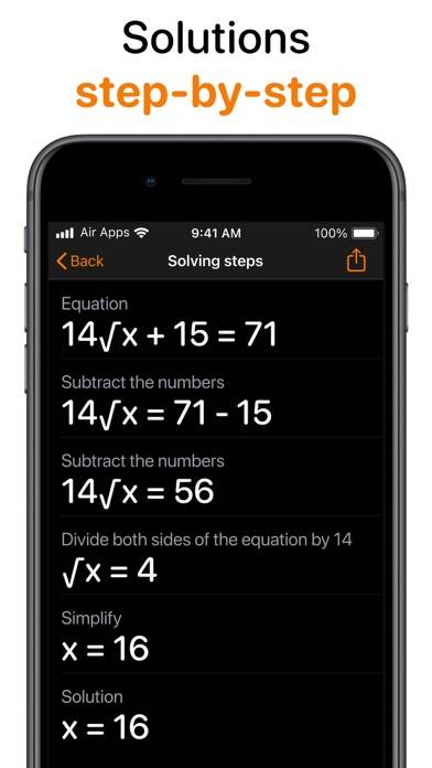 Calculator Air: AI Math Solver App screenshot