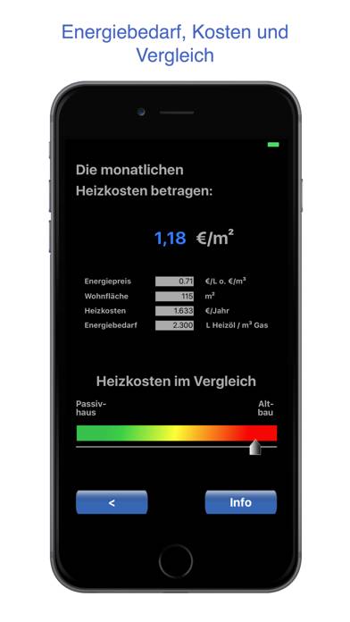 Heizenergie plus Heizkosten App-Screenshot