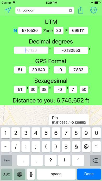 UTM Coordinates Tool Schermata dell'app #5