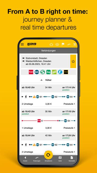 DVB mobil App-Screenshot #2