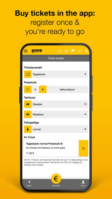 DVB mobil App-Screenshot #3