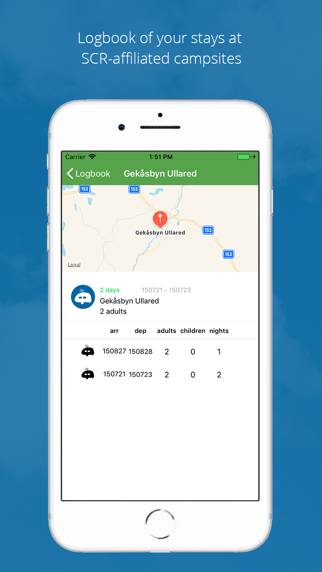 Camping Key App skärmdump