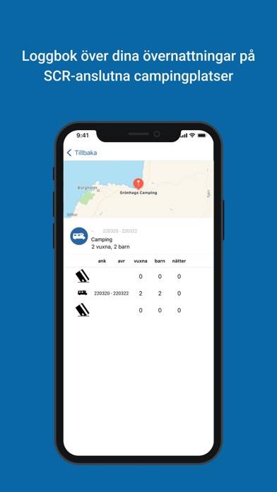 Camping Key App skärmdump