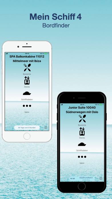 Mein Schiff 4 Bordfinder App-Screenshot