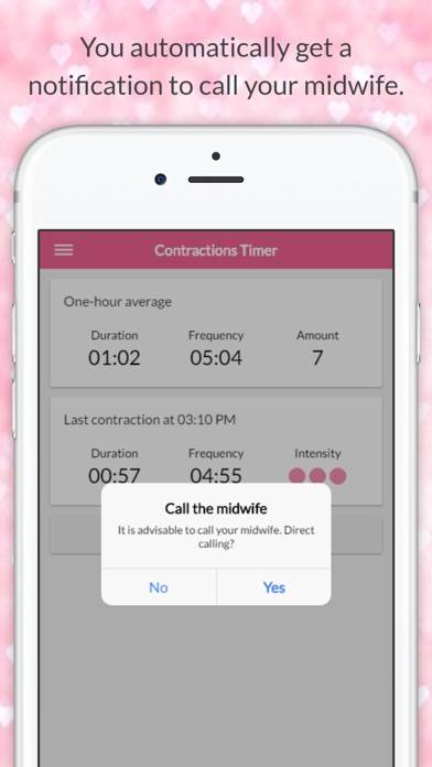 Pregnancy Contractions Timer App-Screenshot #5