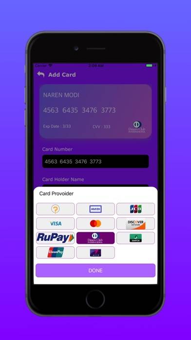 Credit Card Reader Pro Schermata dell'app #5