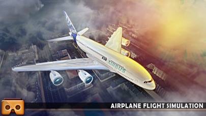 VR Airplane Flight Sim 2017 captura de pantalla del juego