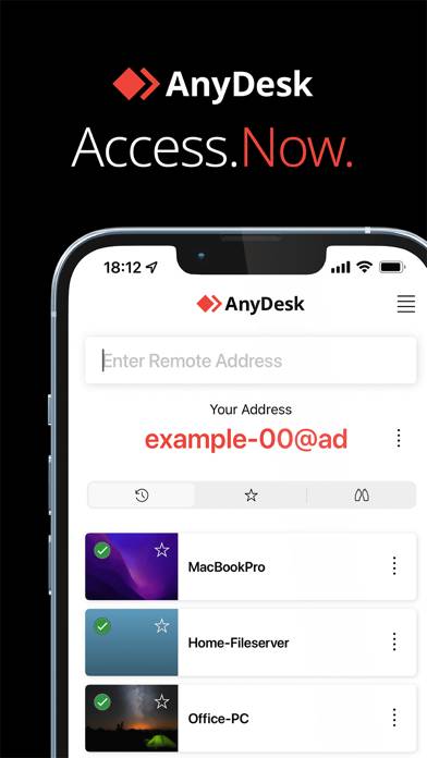 AnyDesk Remote Desktop Schermata dell'app #1
