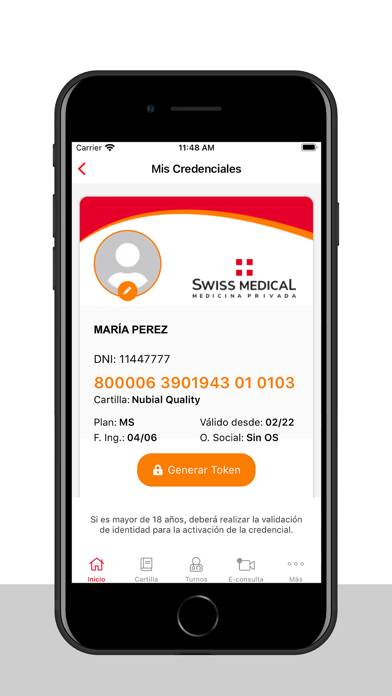 Swiss Medical Mobile App screenshot #1