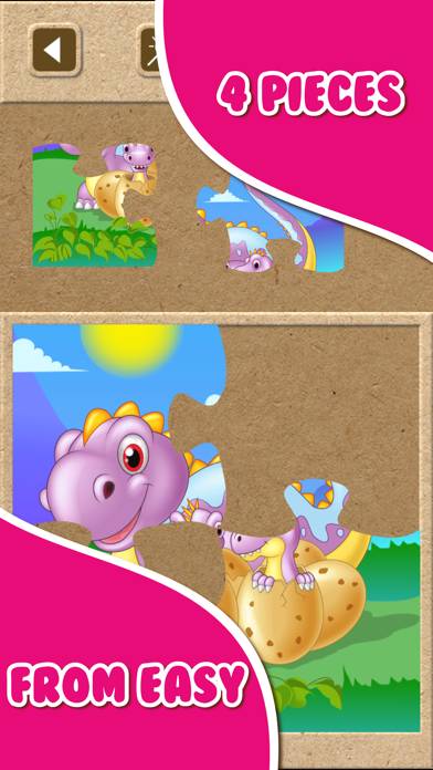 Dinosaur Jigsaw Puzzle Games. App screenshot #4