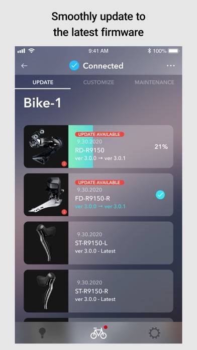 E-TUBE PROJECT Cyclist Schermata dell'app #1