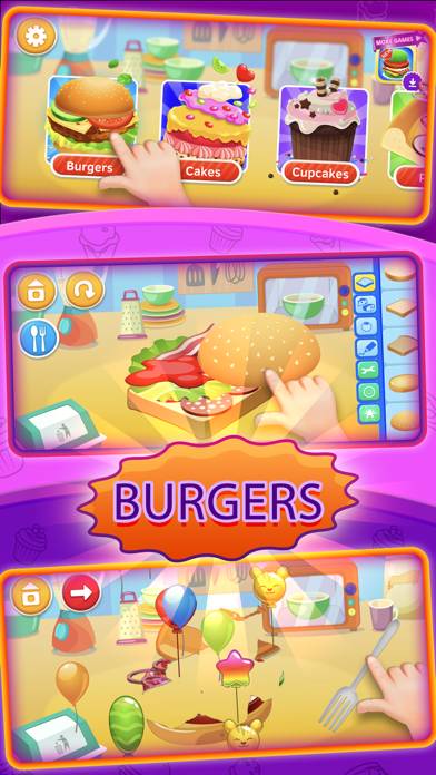 Burger Chef. Food cooking game App screenshot #1