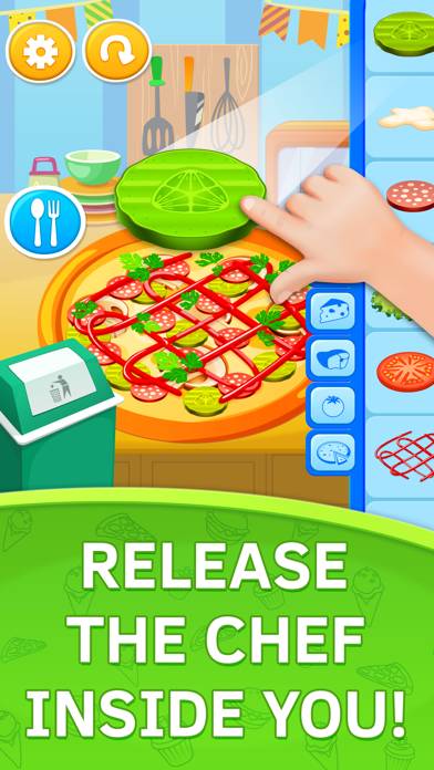 Baby Kitchen: Pizza Little Chef Captura de pantalla de la aplicación #1
