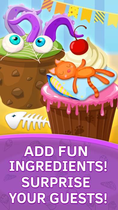Cupcake Kids Food Games. Premium Captura de pantalla de la aplicación #1