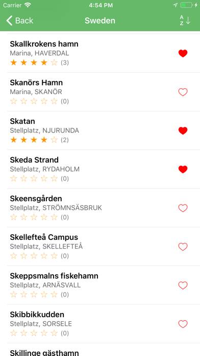 Stellplatz Europe App skärmdump #5