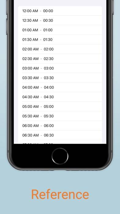 TimeConvertr Captura de pantalla de la aplicación