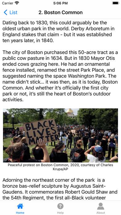 Historic Boston App screenshot #2