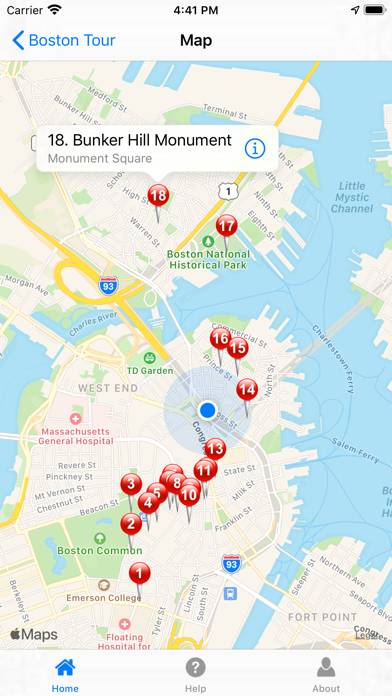 Historic Boston App screenshot