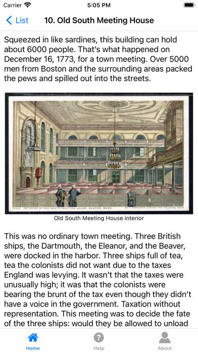 Historic Boston App screenshot