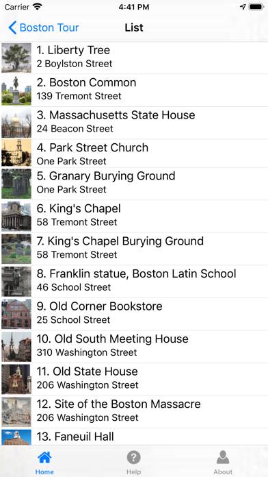 Historic Boston App screenshot