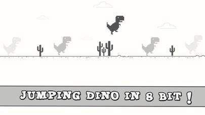 Dinosaur Widget Jumping Steve: 8bit Game App screenshot #1
