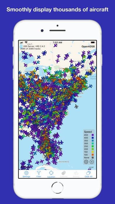 OpenADSB App skärmdump #6