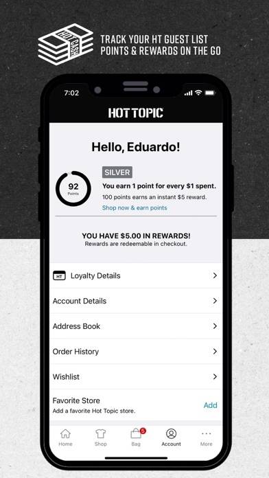 Hot TopicAll Fandoms Welcome App screenshot #2