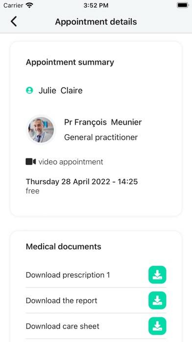 Hellocare Capture d'écran de l'application