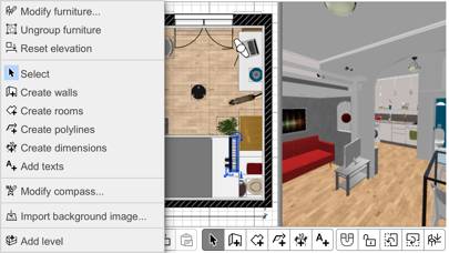 Sweet Home 3D Mobile Capture d'écran de l'application #6