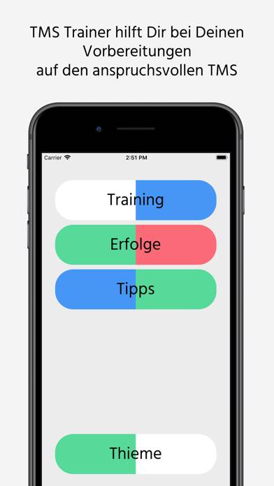 TMS Trainer Bildschirmfoto