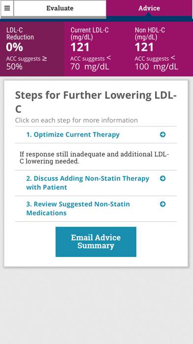 Lipid Manager App screenshot