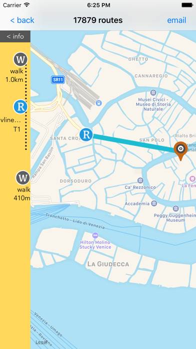 Venice Public Transport Guide Schermata dell'app #1