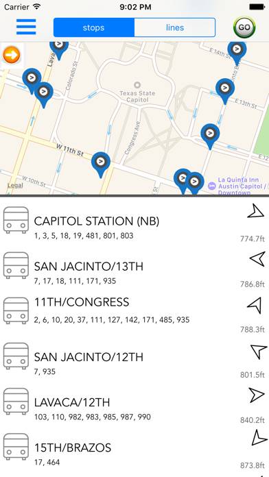 Austin Public Transport App screenshot #4