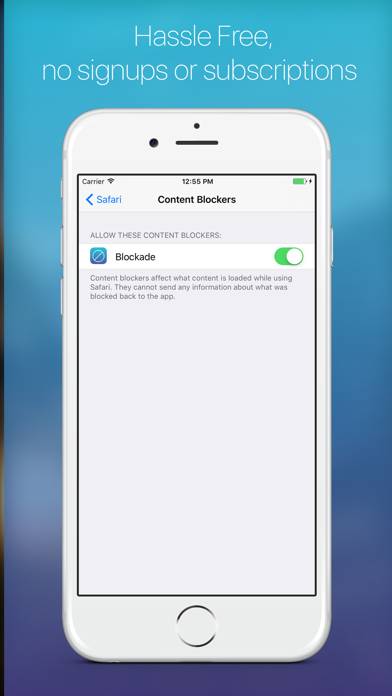 Blockade App skärmdump