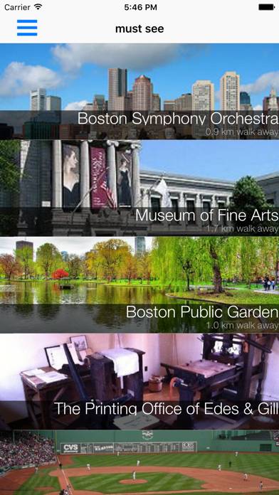 Boston Public Transport App screenshot #3