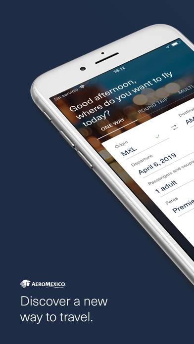 Aeromexico App screenshot #1