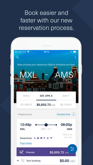 Aeromexico App screenshot #3