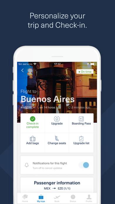 Aeromexico App screenshot #5